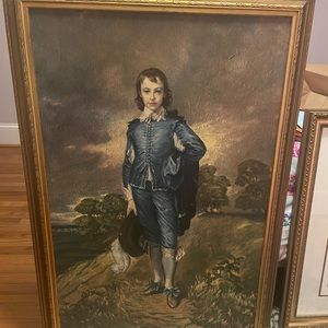 Lovely Boy Blue Framed Print